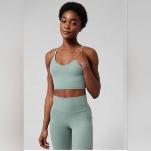 NWT Athleta Elation Strappy Longline Crop Bra Size 1XL D-DD